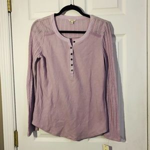 Sonoma Lifestyle Long Sleeve Purple Shirt NWT
